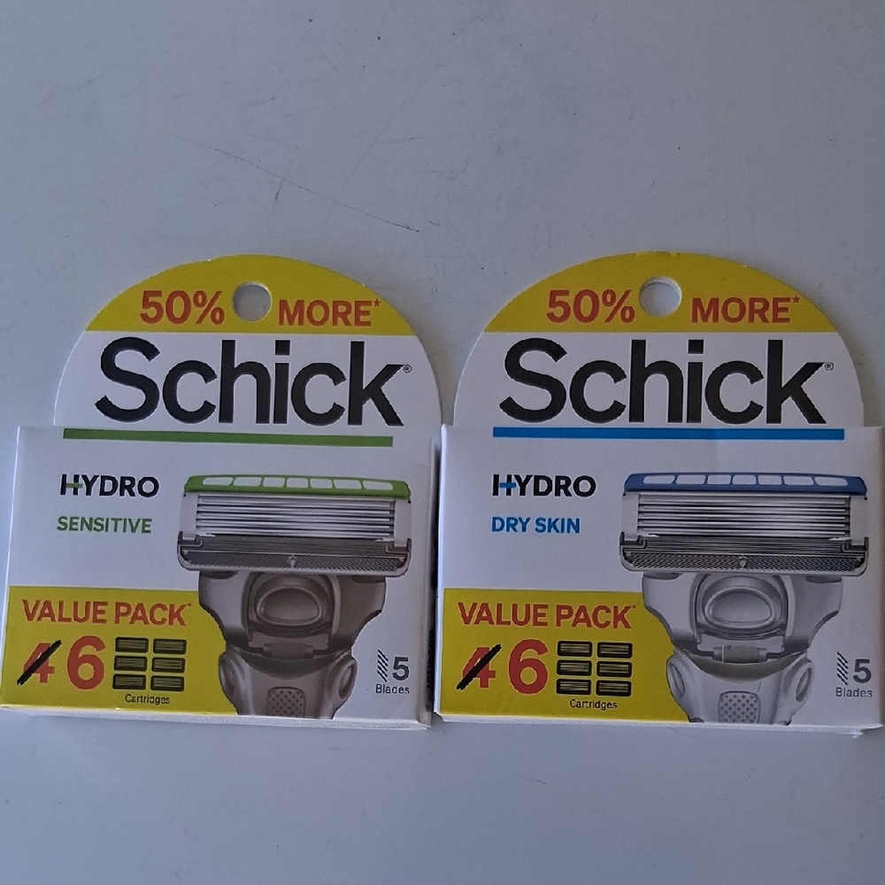 2 SCHICK Value Packs